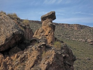 Chimenea de Hadas en las proximidades de Gorafe (Granada)