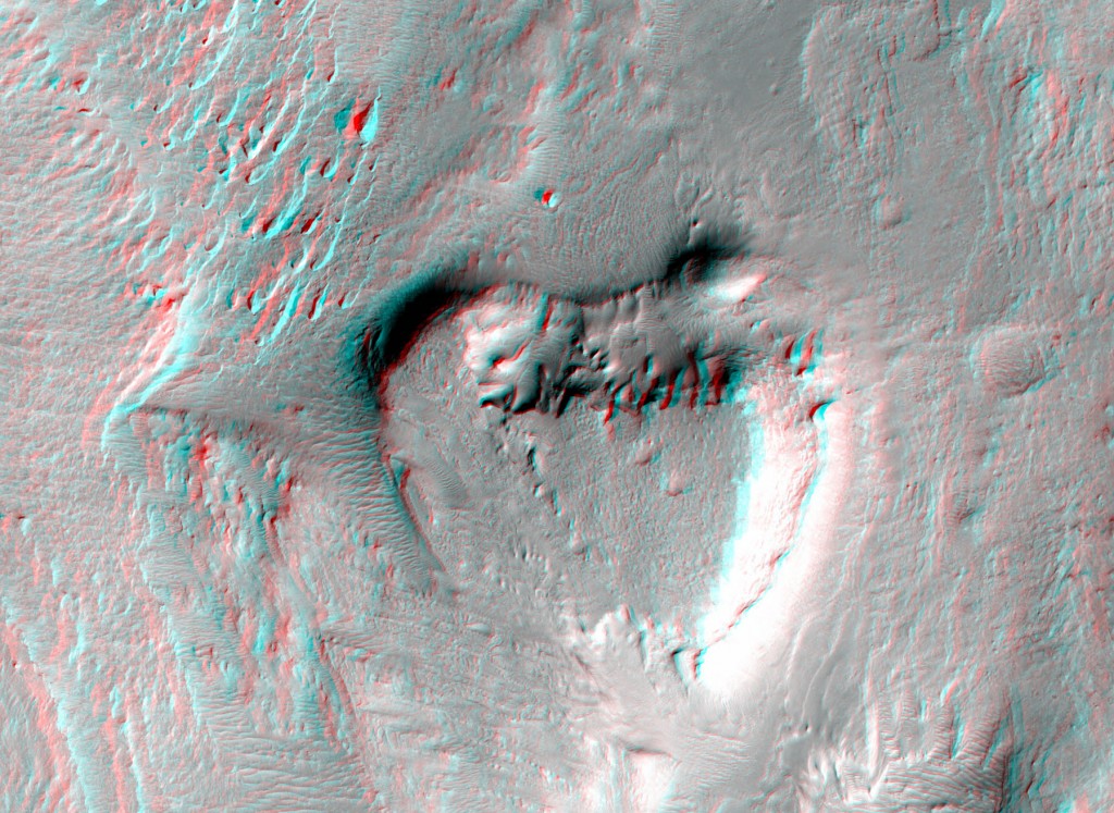 Una mesa aislada. NASA/JPL/UA.
