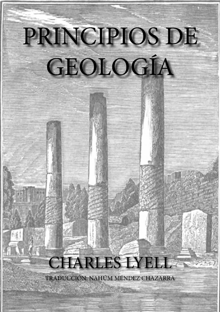 Portada de "Principios de geología".